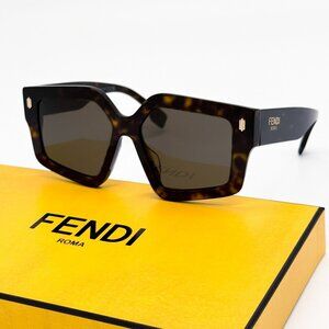 NEW FE40162F 52E GEOMETRIC WOMEN SUNGLASSES FENDI